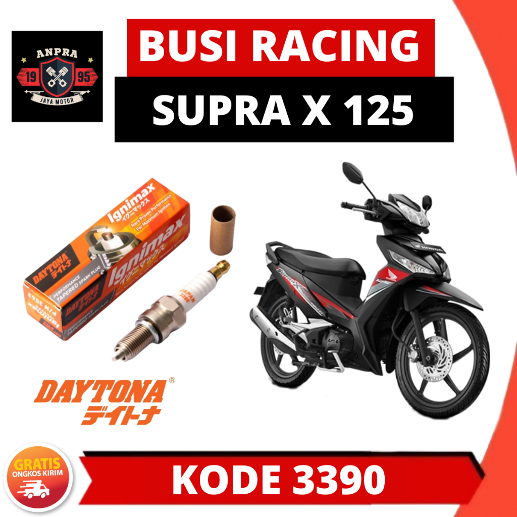 Busi Racing Daytona Honda Supra x 125 Original Iridium 3390