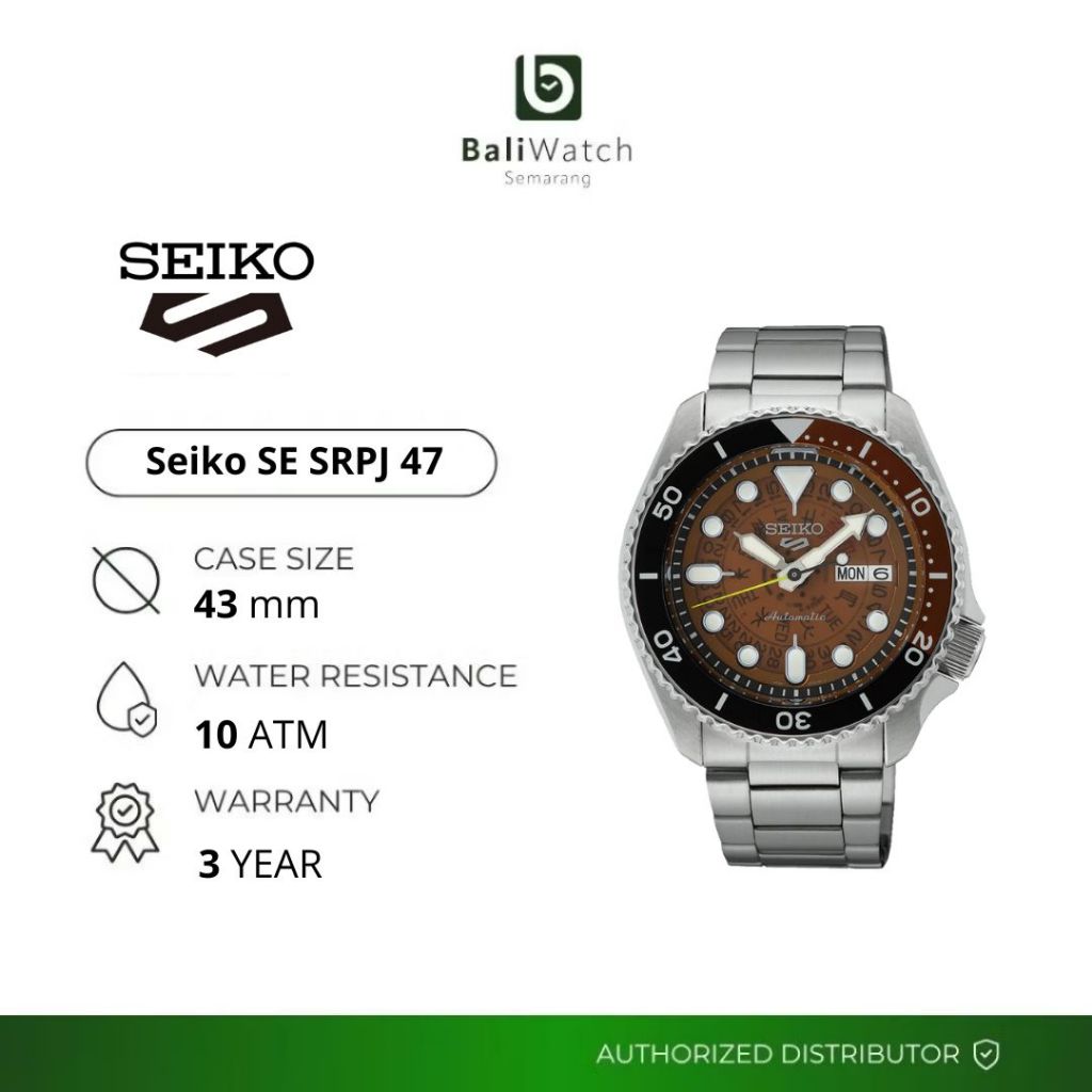 Seiko SE SRPJ 47 K1 Jam Tangan Pria