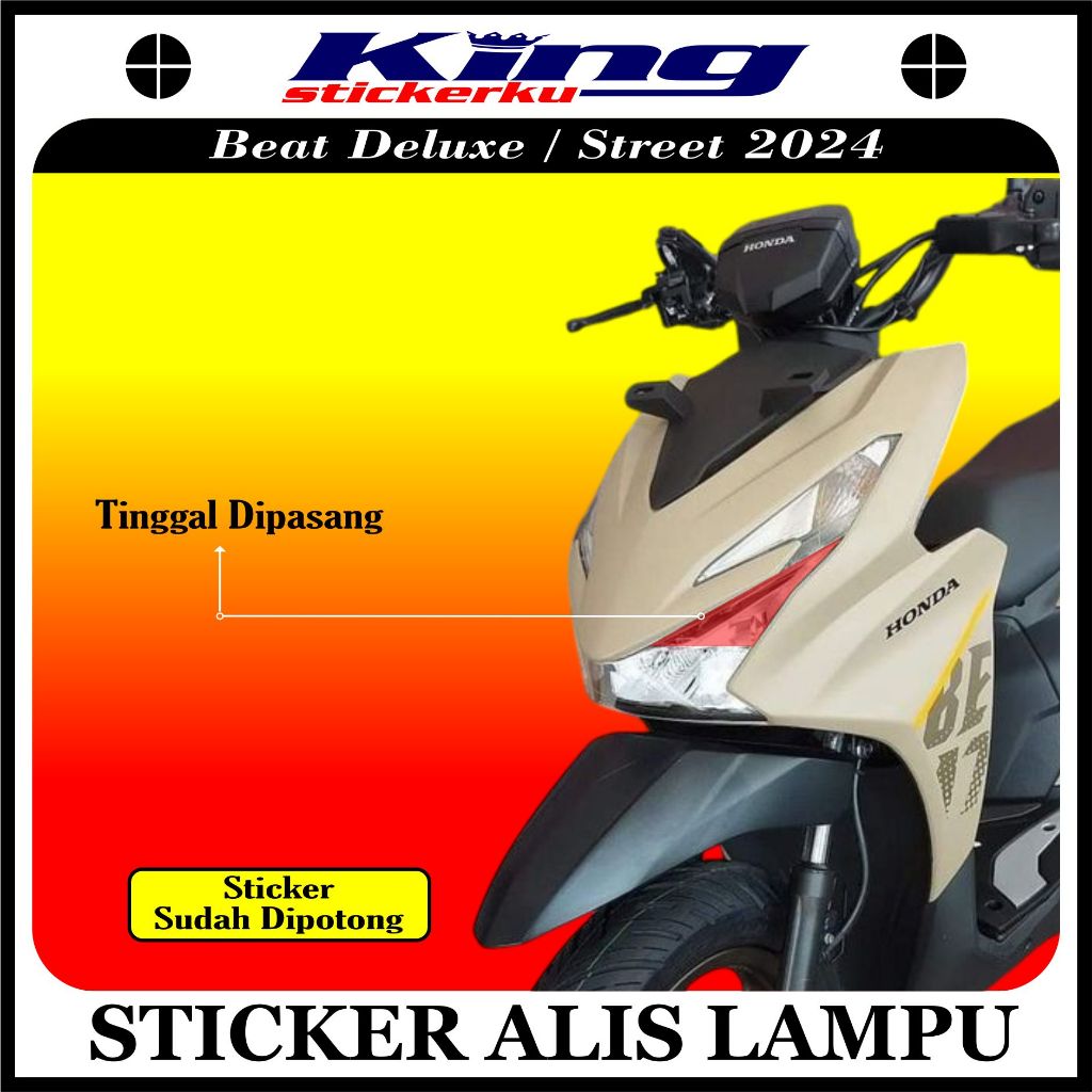 Stiker Alis Lampu Beat 2024 | Stiker Lampu Alis Beat 2024 Terbaru