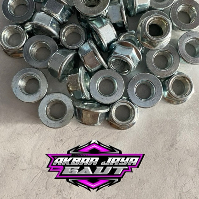 Mur Flange Drat22/m16 Kunci 24 Lock Mur As Roda TIGER/MP/VERZA/CRF/CBR