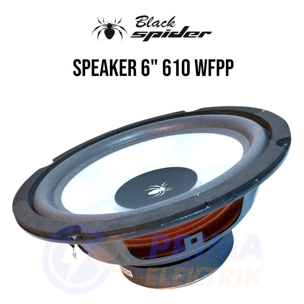 Speaker 6 Inch Black Spider Model 610 WFPP