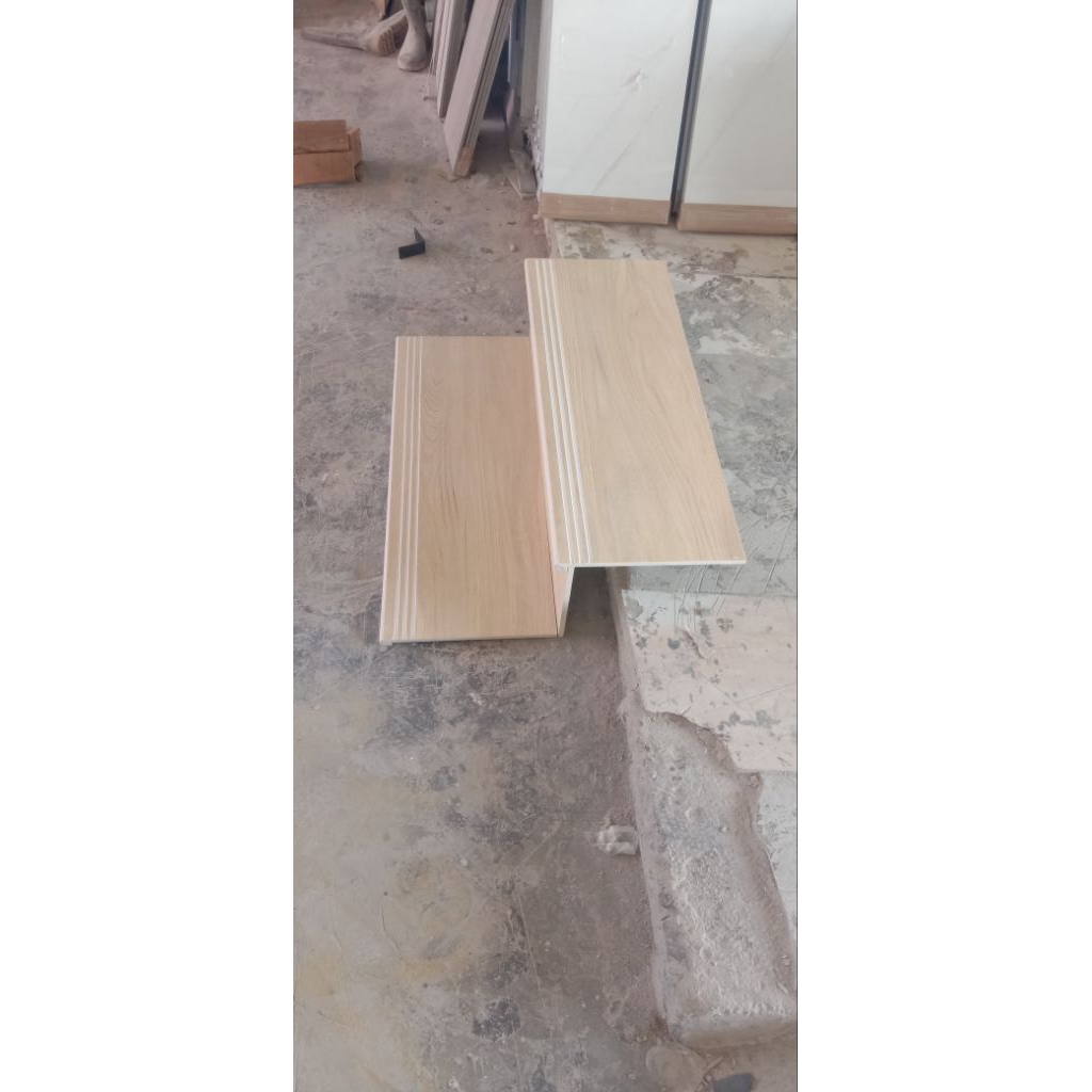 granit keramik pijakan tangga step nosing 30x80 dobel bevel