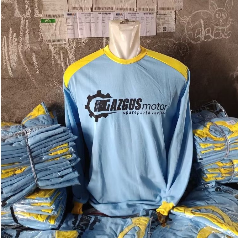 KAOS PROMOSI TOKO "Toko Bangunan, Pertanian, Dll" Kombinasi pundak