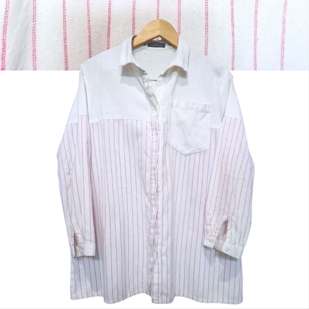 (PRELOVED) KEMEJA PUTIH HOUSE OF SHOPAHOLIC