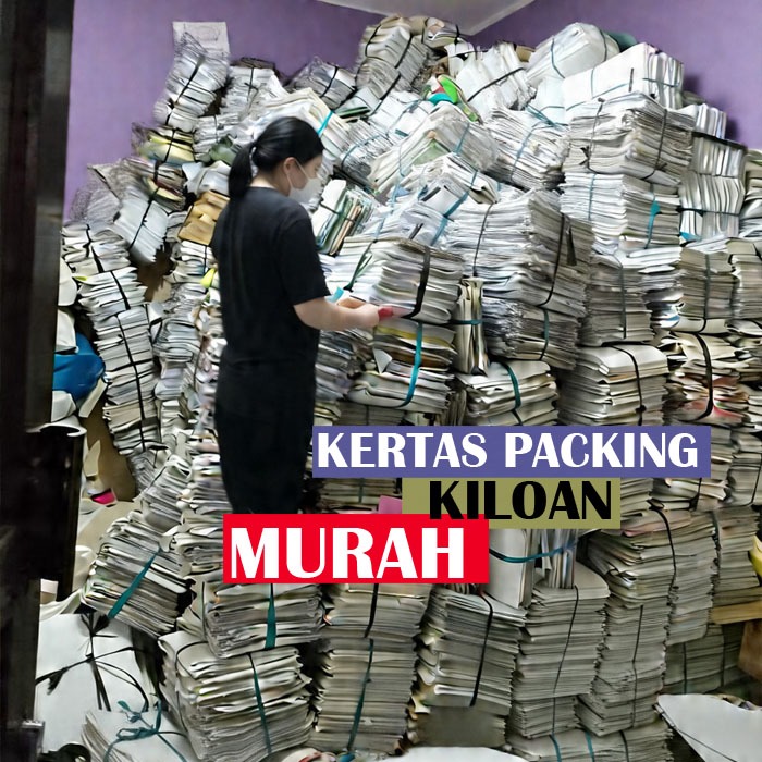 Kertas koran kiloan bekas untuk packing barang dan tanaman