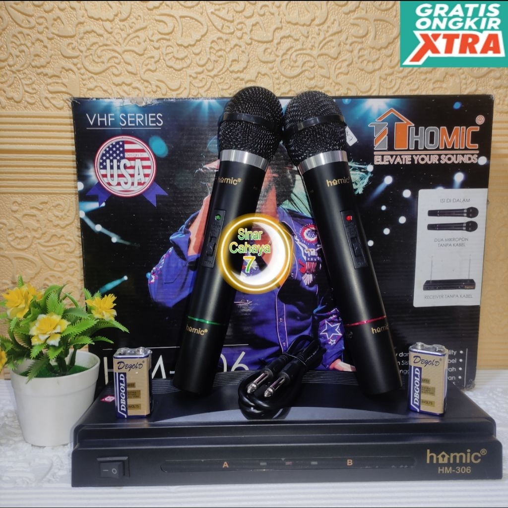 Micropone Warles 2 Mic 1 Ampli HOMIC 306