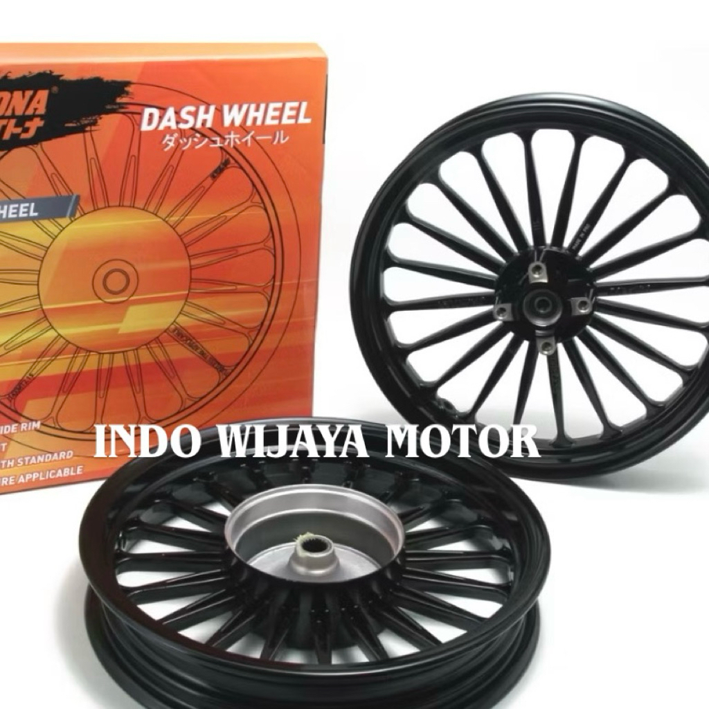 Dash Wheel Velg Daytona Palang 20, Mio karbu , Mio sporty , Mio soul Krbu , 5TL (SILVER) PELEG VELG 