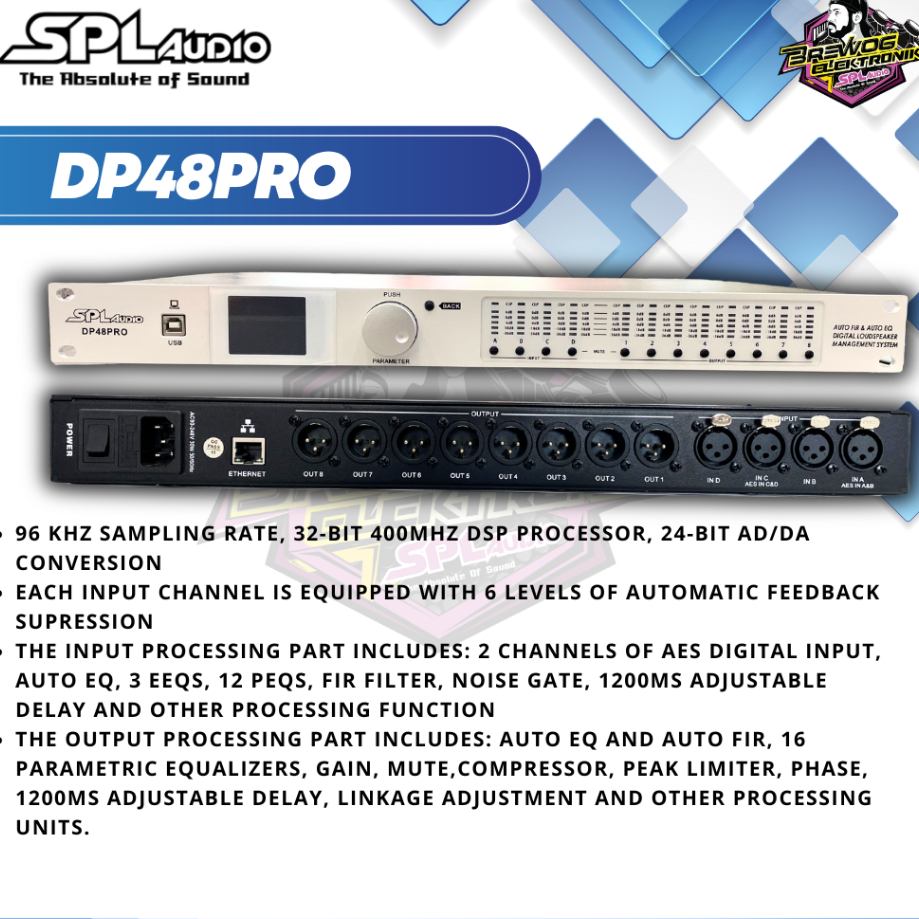 DLMS DP 48 PRO SPL AUDIO ORIGINAL BREWOG SPL AUDIO