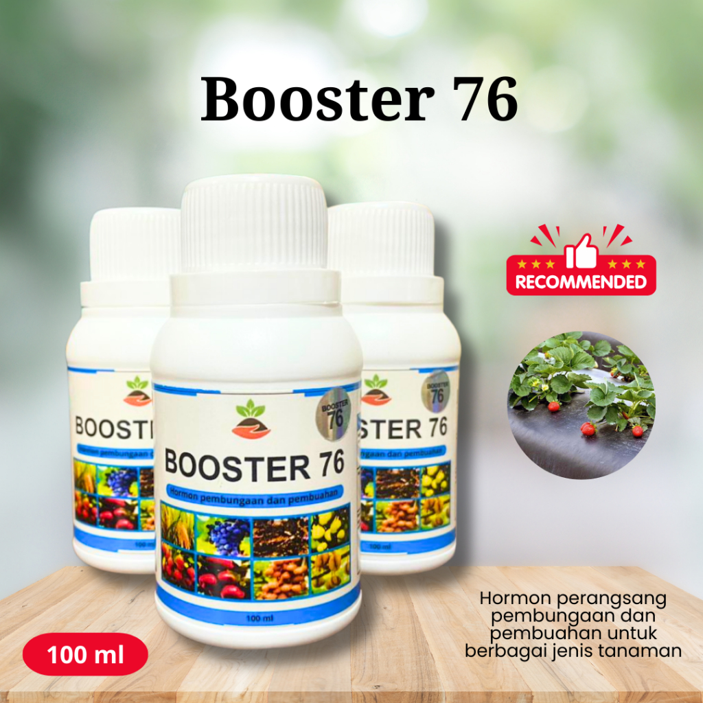 Booster 76 Hormon Pembungaan Tanaman 100ml-Booster 76 Kemasan 100ml-Booster 76 Untuk Pembungaan dan 