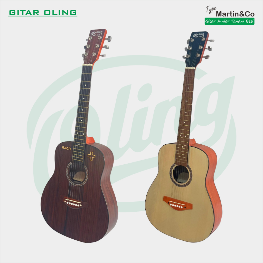 Gitar 3/4 Martin&Co Tanam Besi Senar String Guitar Dan Mudah Dibawa
