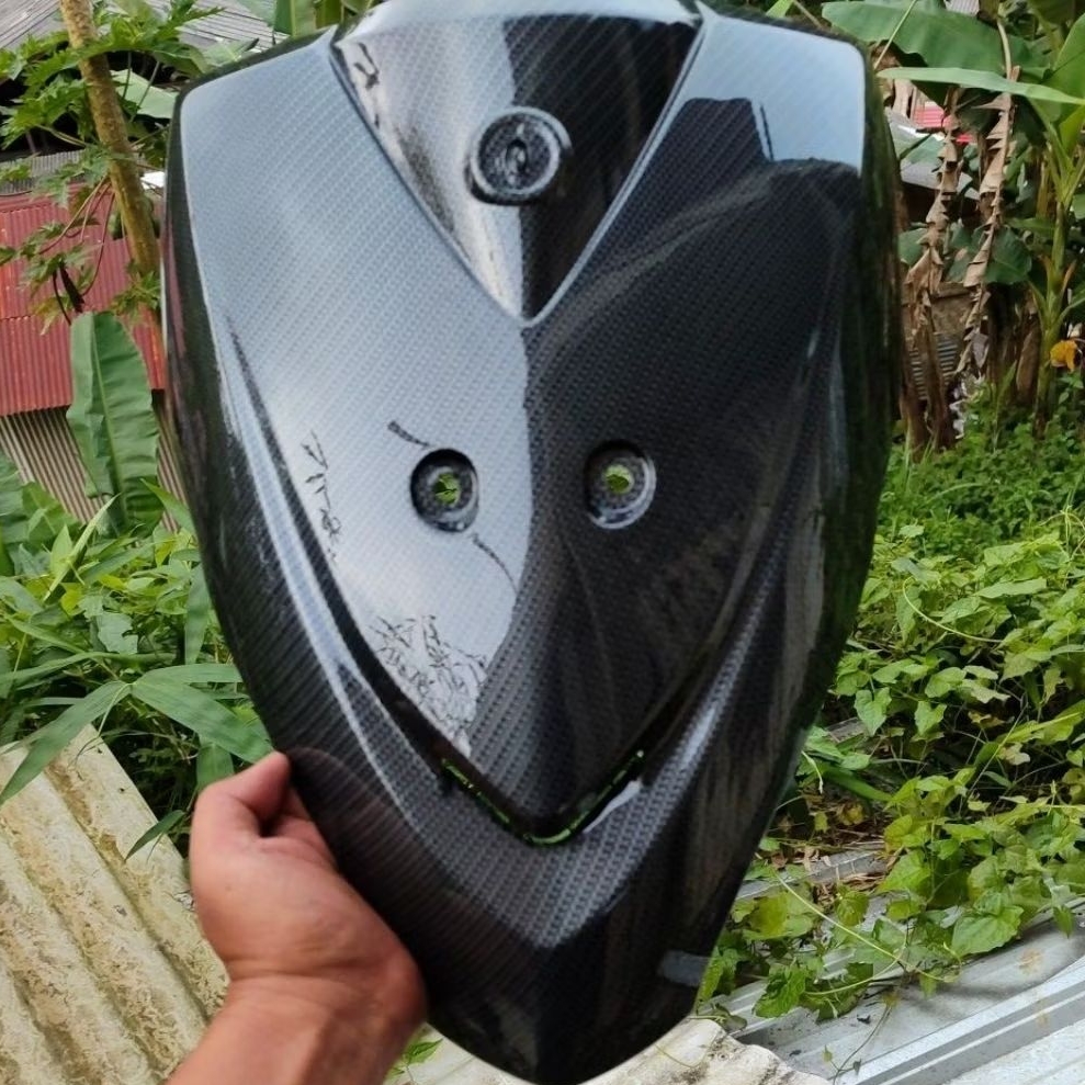Tameng depan tameng dada Yamaha mio j carbon karbon celup wtp