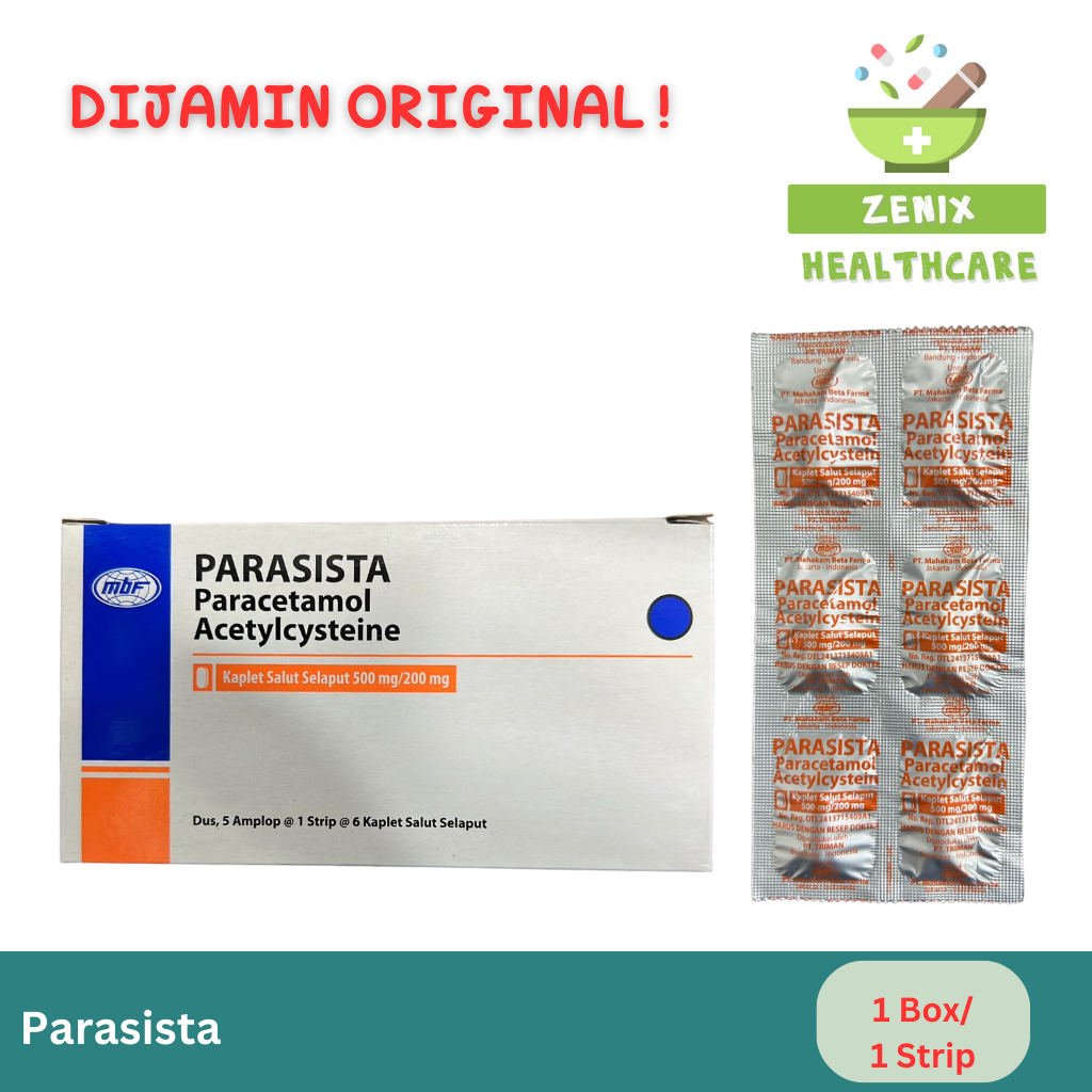 Parasista Tablet | Paracetamol – Atasi Demam dengan Cepat
