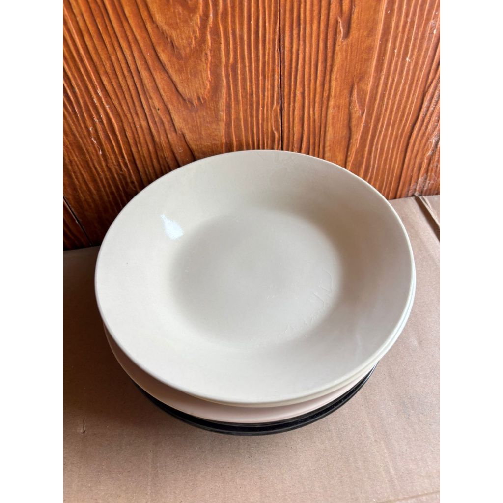 PIRING KERAMIK TERMURAH / PIRING MAKAN / PIRING WARNA POLOS