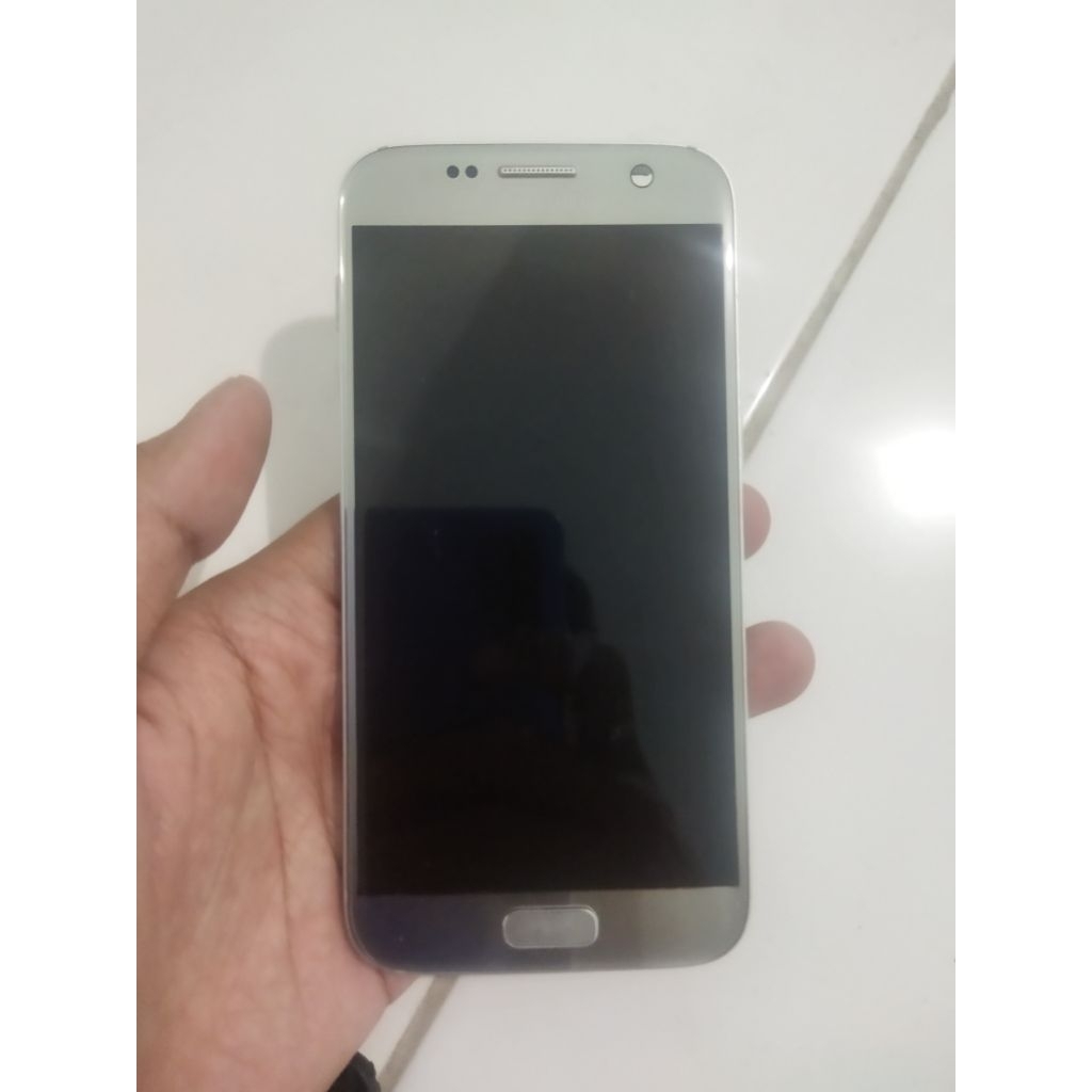 LCD+frame+baterai Copotan Samsung S7 Flat SM-G930 Original
