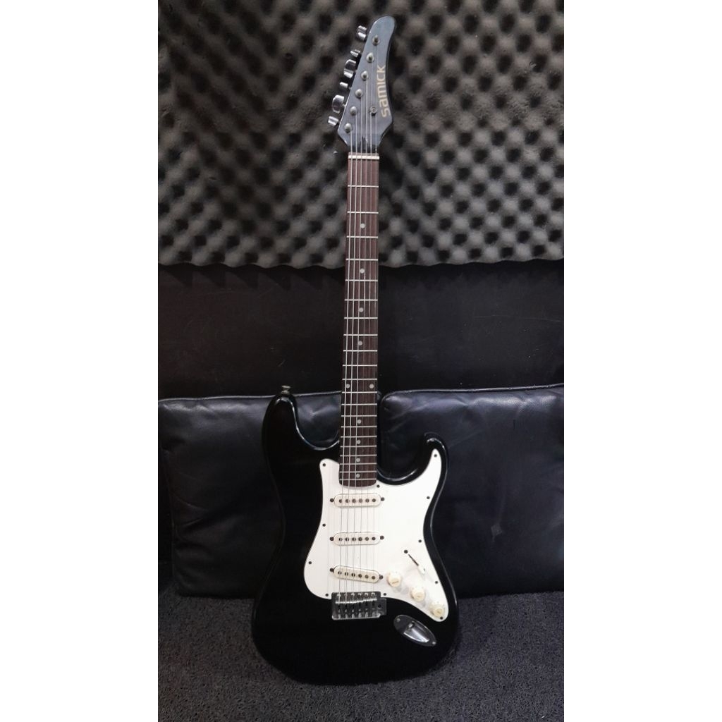 Gitar elektrik samick stratocaster second original (siap pakai)