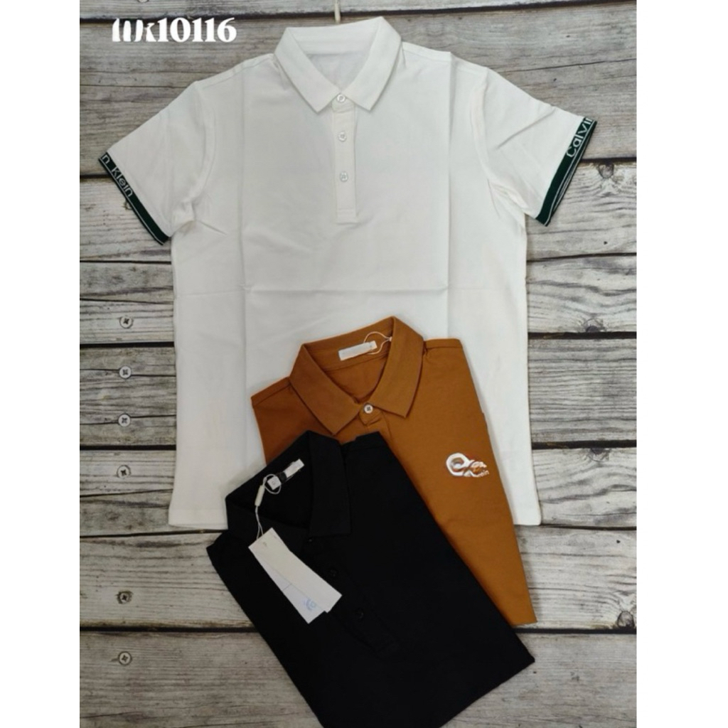 CK10116 Kaos kerah pria Premium import kaos pria unisex premium bahan katun spandex import kaos leng