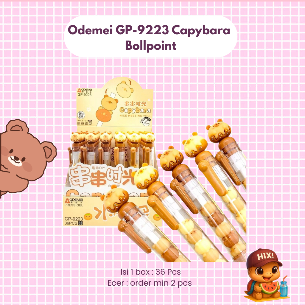 Hixi Looks | Odemei GP-9223 Capybara Bollpoint