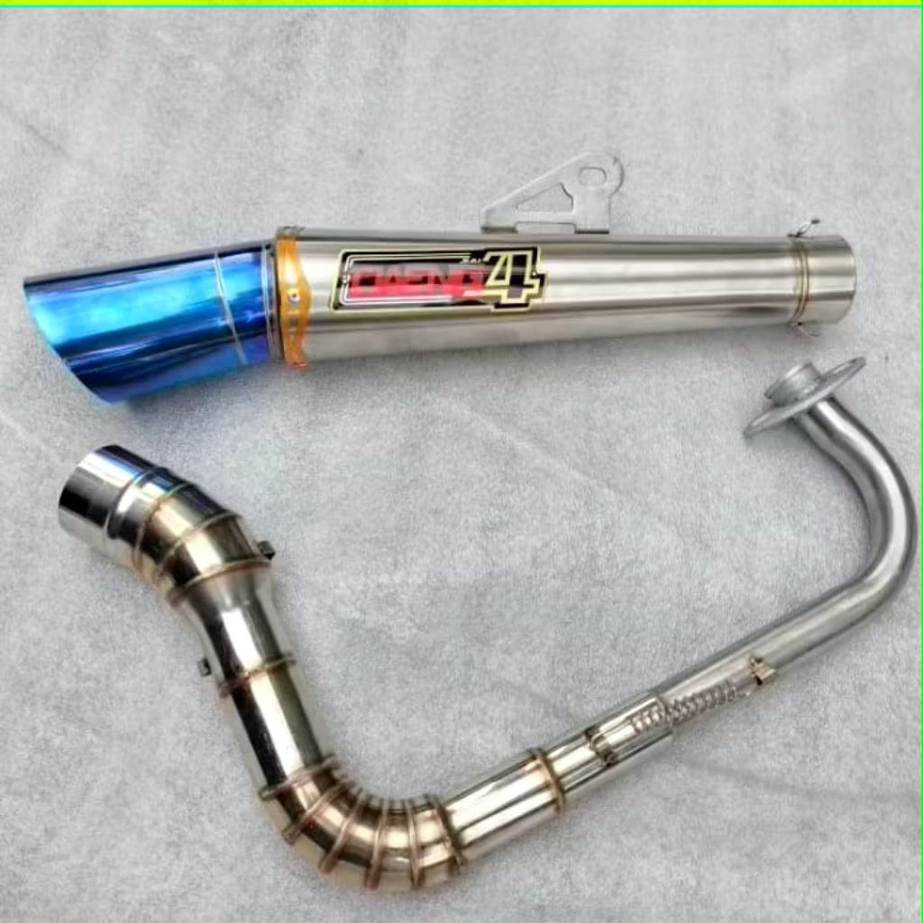 DAENG sai4 1set Open pipe highmount for click 125/150 beat carb fino125fi Mio sporty Mio soulty Mio 