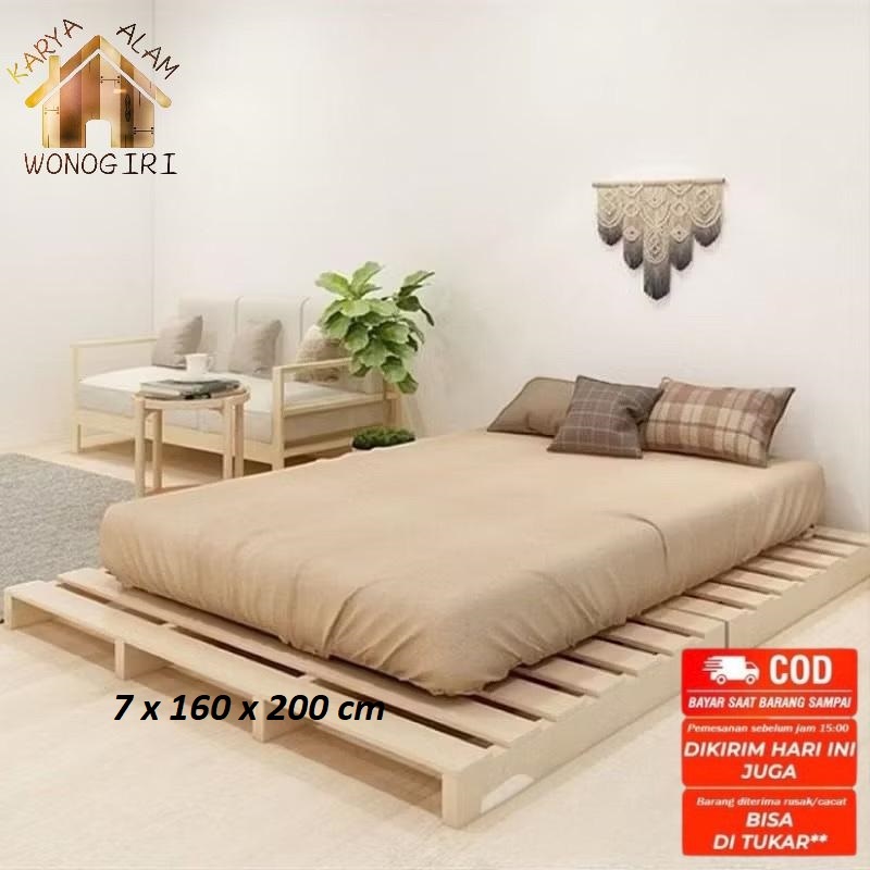 Dipan Kasur Kayu  / Alas Tempat Tidur / Tatakan Kasur / Dipan Tempat Tidur Minimalis