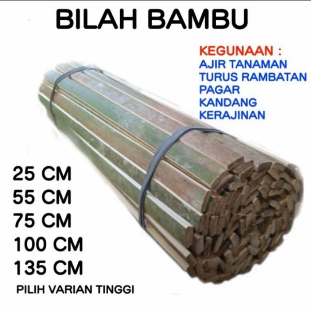 bilah bambu Ampel untuk pagar kandang
