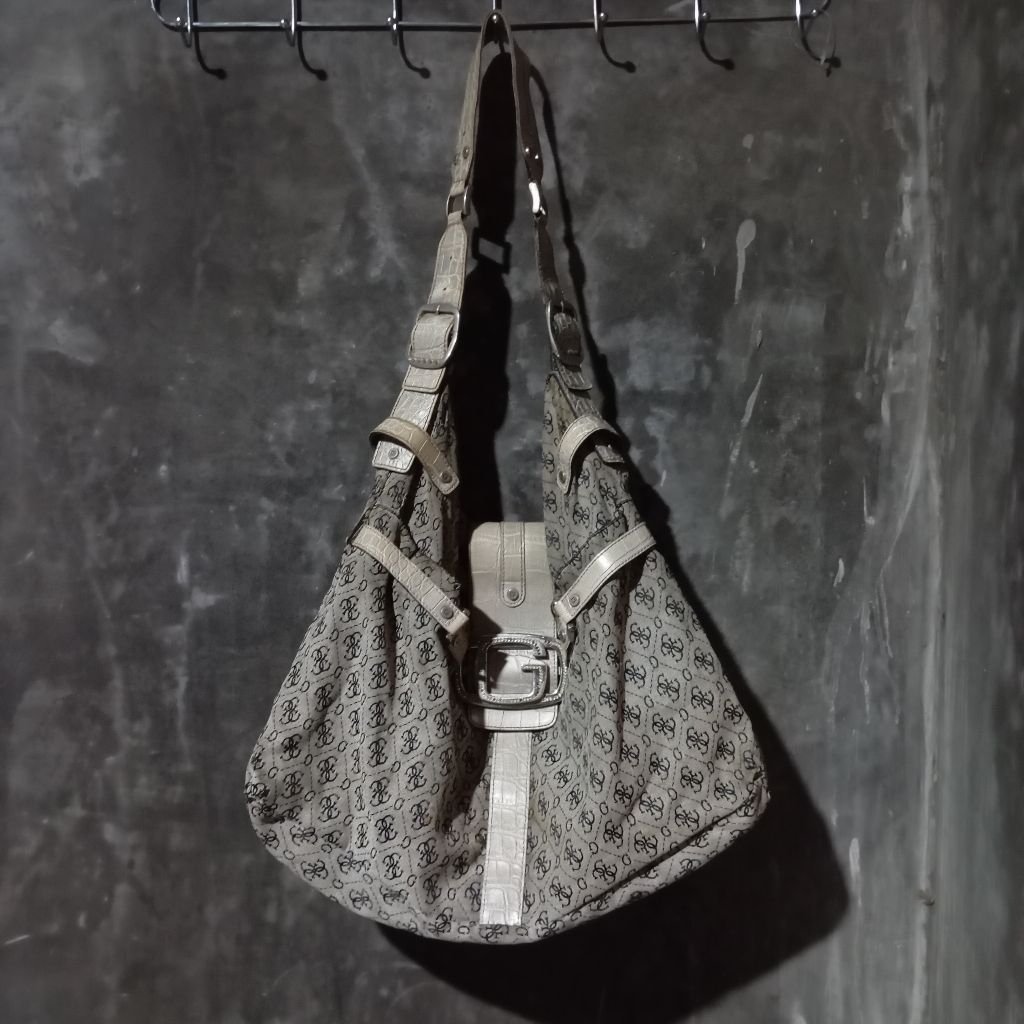 PRELOVED TOTE HOBO GUESS VINTAGE ORI MALL