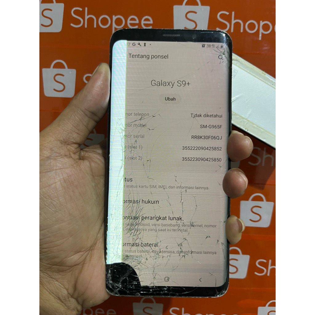 Mesin samsung s9 plus 6/64 ori sein_minus lcd unit