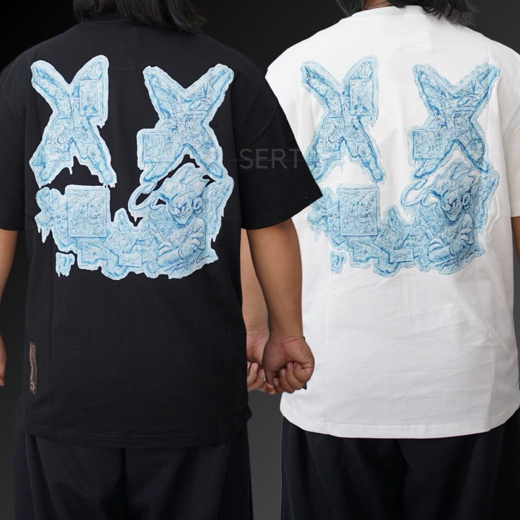 Ricky Is Clown Relief Torn Tee Original / Baju Kaos Ricky Is Clown Authentic