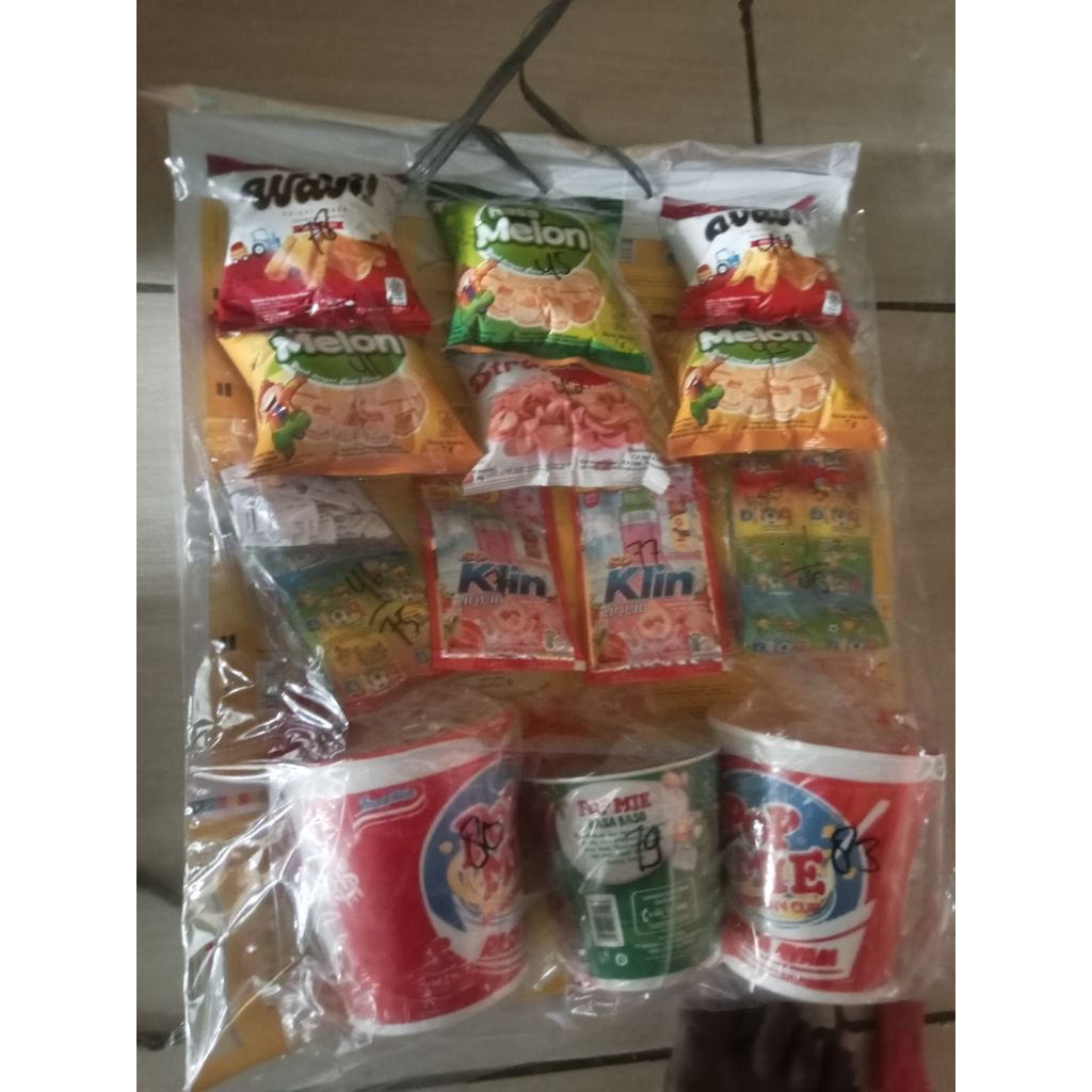 mainan warung lotre cabutan berhadiah isi 80 pcs kupon