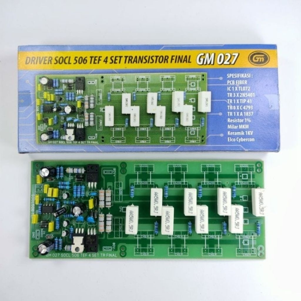 KIT DRIVER SOCL 506 TEF 4 SET TRANSISTOR FINAL GM 027