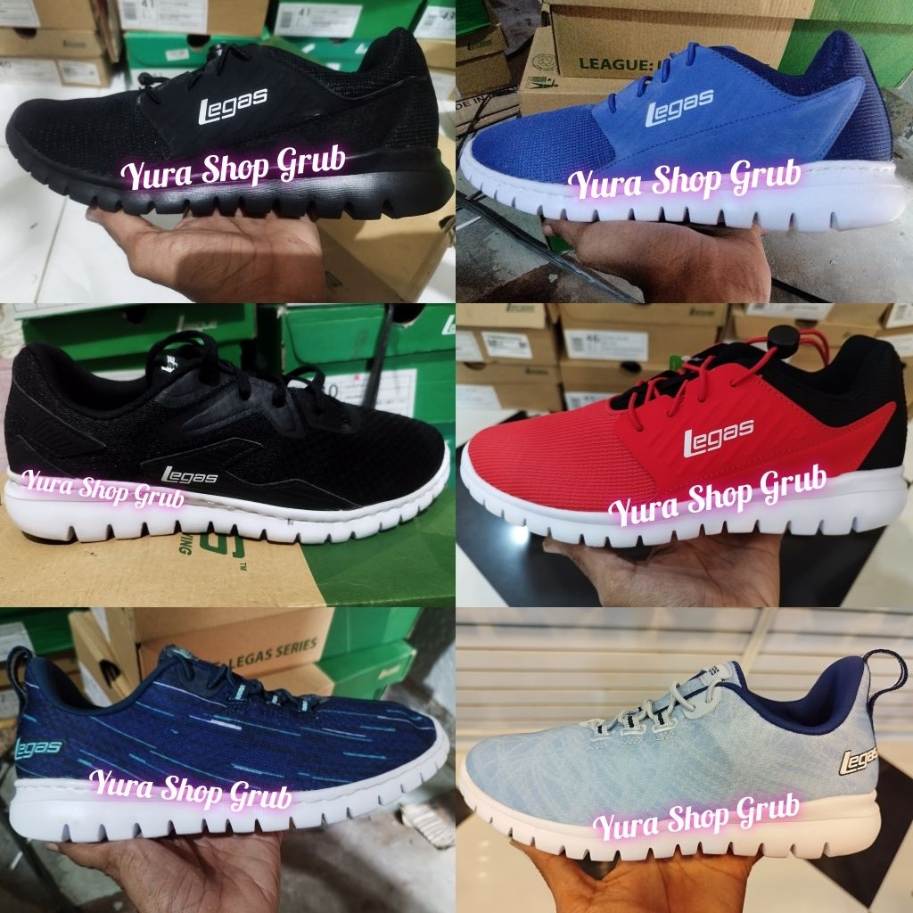 Sepatu League Legas Freedom Enzo Fit QC Original Sepatu Olahraga Pria Wanita Siap Pakai Sudah Pres D