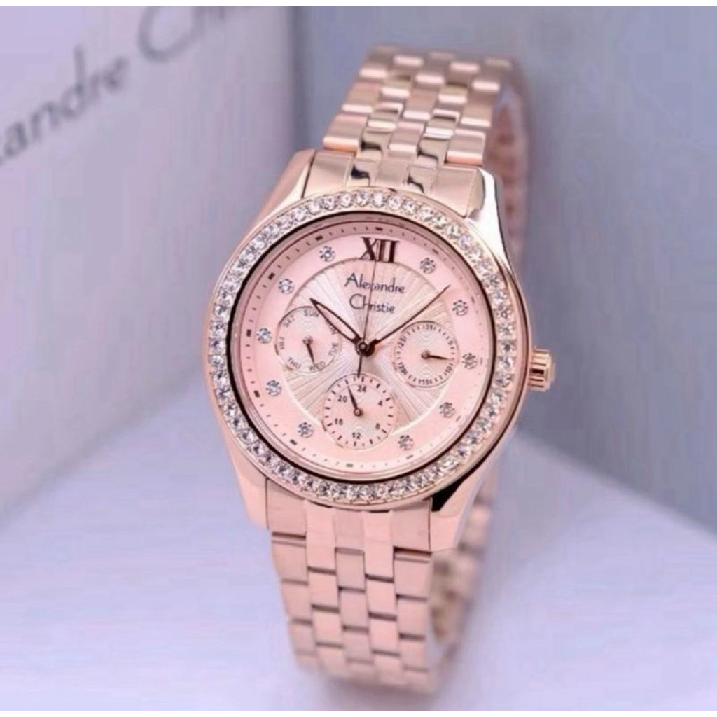 Jam Tangan Wanita Alexandre Christie AC 2496 BF Original