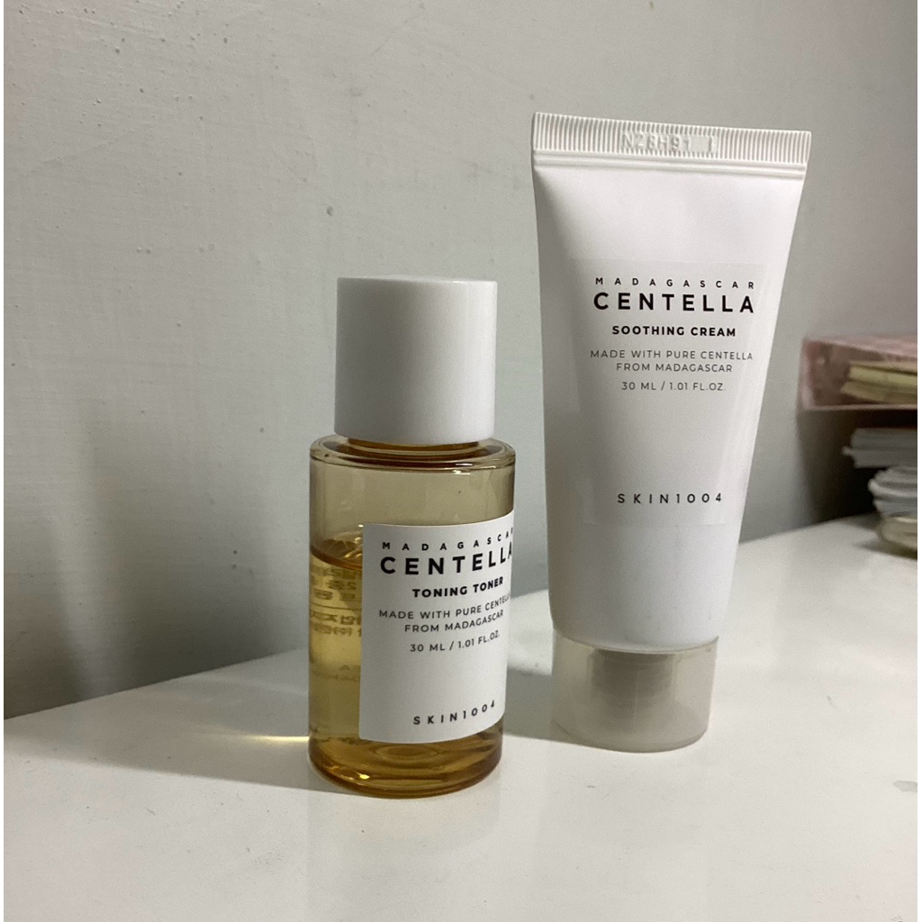 SKIN 1004 SOOTHING CREAM & TONER  (preloved)