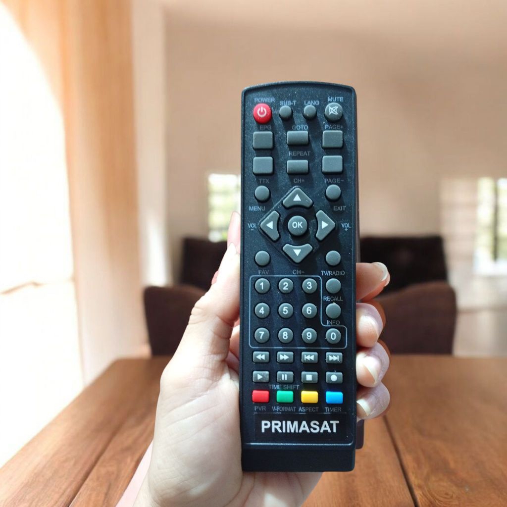 PRIMASAT DIJAMIN TANPA SETTING- REMOT REMOTE TV SET TOP BOX  STB PRIMASAT LANGSUNG KONEK KE TV