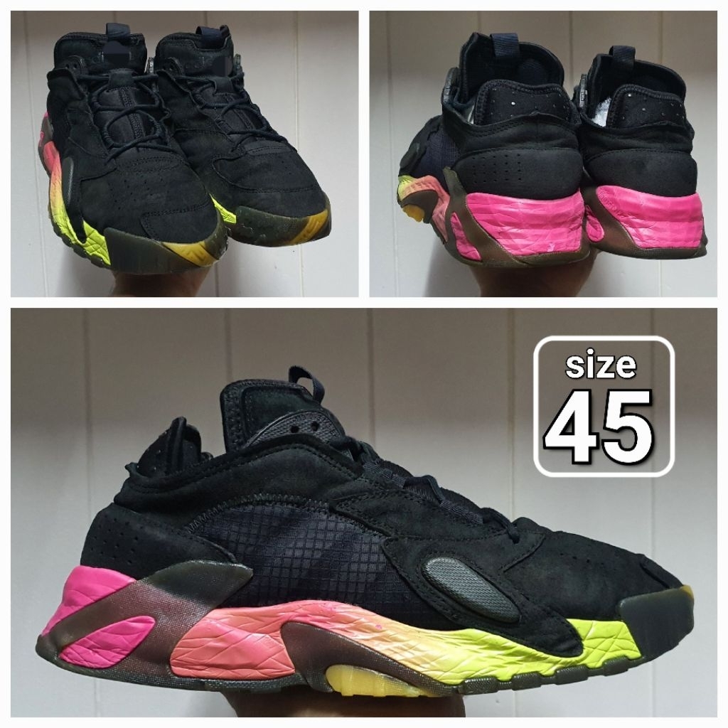 Sepatu Basket StreetBall Black Multicolor size 45 Second Ori shoes