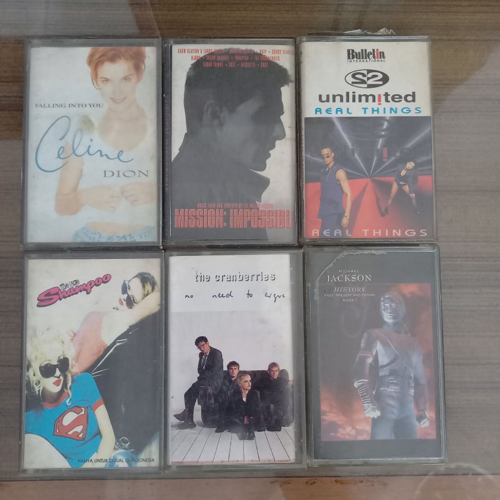 Kaset Pita Kumpulan Lagu Barat / Cassette Tape Koleksi Lagu Barat / Lagu Barat Legendaris / Lagu Bar