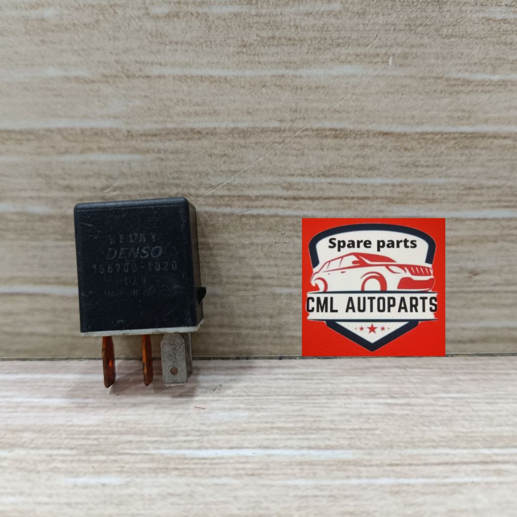 Relay Denso 156700-1020 Kaki 4 12Volt Hitam