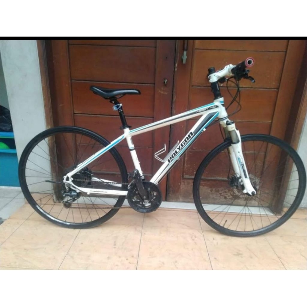 Polygon HEIST 4 Hybrid Upgrade Spec Racing Hydraulic bkn Fixi Balap Roadbike Mtb