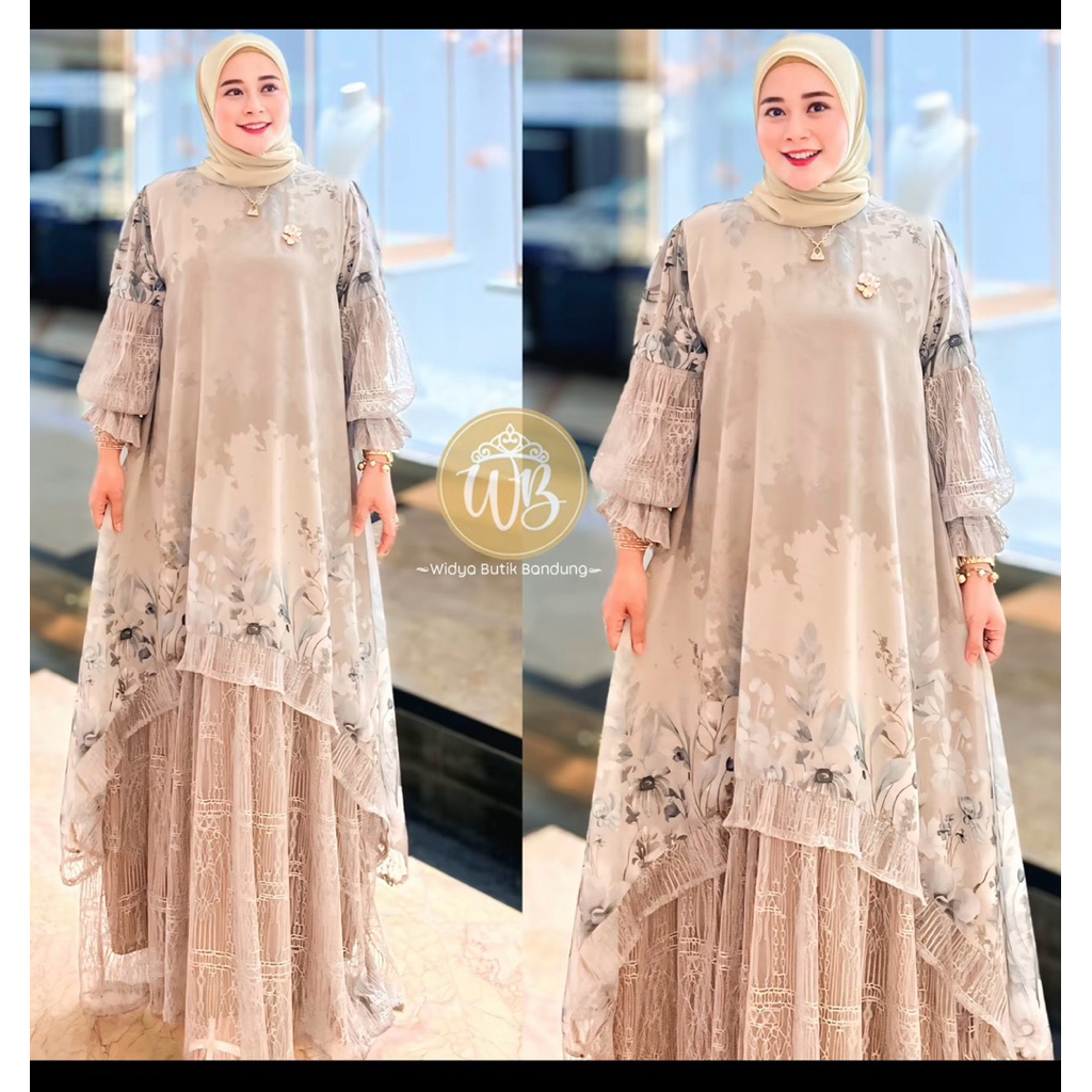 Aiysah dress ORI By widya butik Bandung