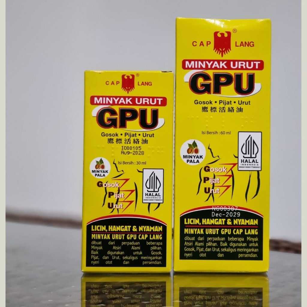 MINYAK URUT GPU MINYAK PALA