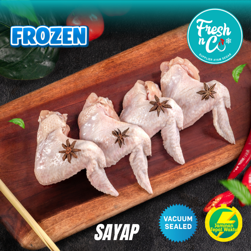 Sayap ayam frozen Chicken Wings Frozen 1Kg (Ayam Frozen)