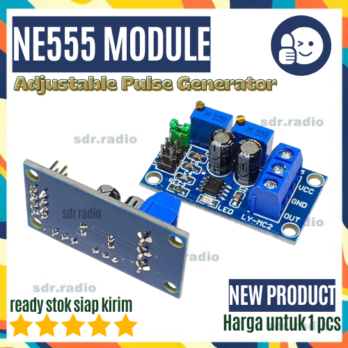 Modul NE555 Digital Squarewave Signal Pulse timer signal pulse Module NE 555