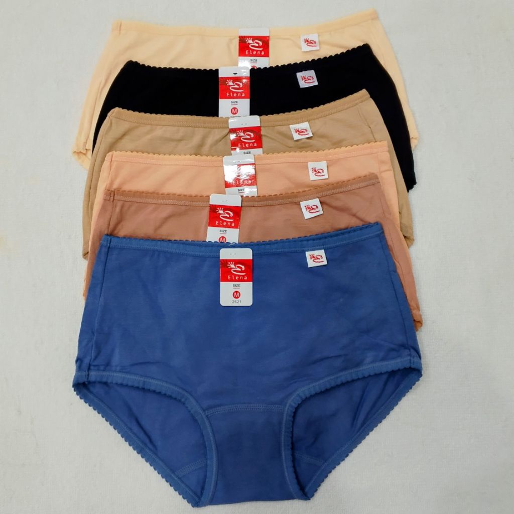 New Celana Dalam Wanita Premium Elena CoolMax Karet Kecil CD Elena 2621
