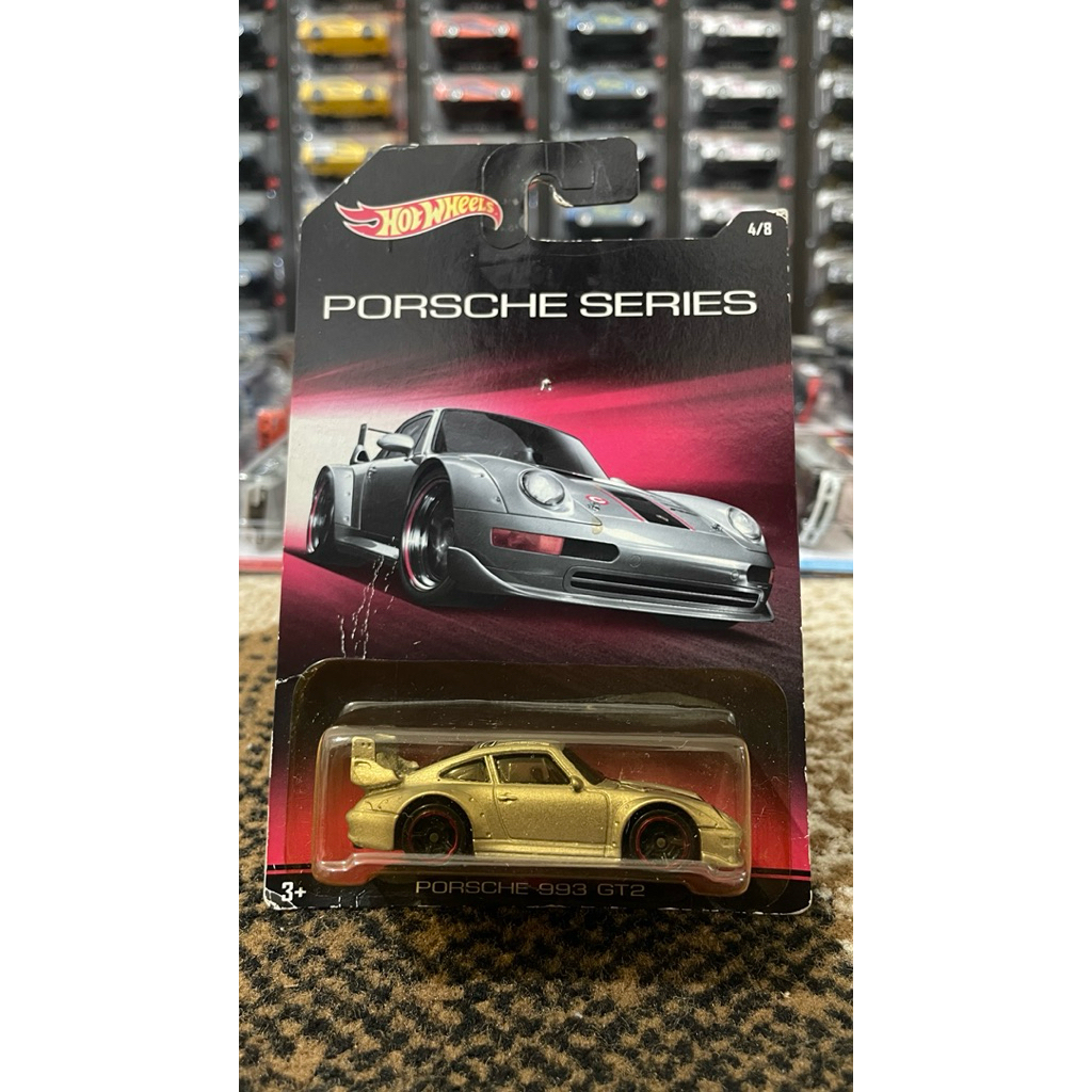 Hot Wheels Porsche 993 GT2 Vintage Card, 914-6, 917K Porsche series VVHTF PERHATIKAN KONDISI CARD DA