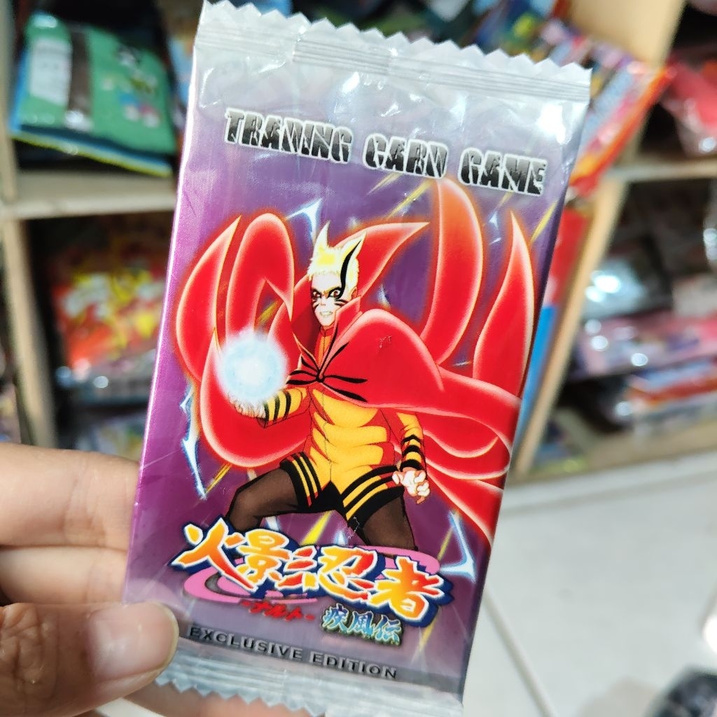 12 bks / kartu naruto impor/kartu GL / kartu trading naruto / kartu foil / kartu anak viral