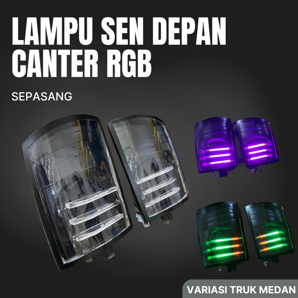 LAMPU SEN DEPAN CANTER RGB SEPASANG