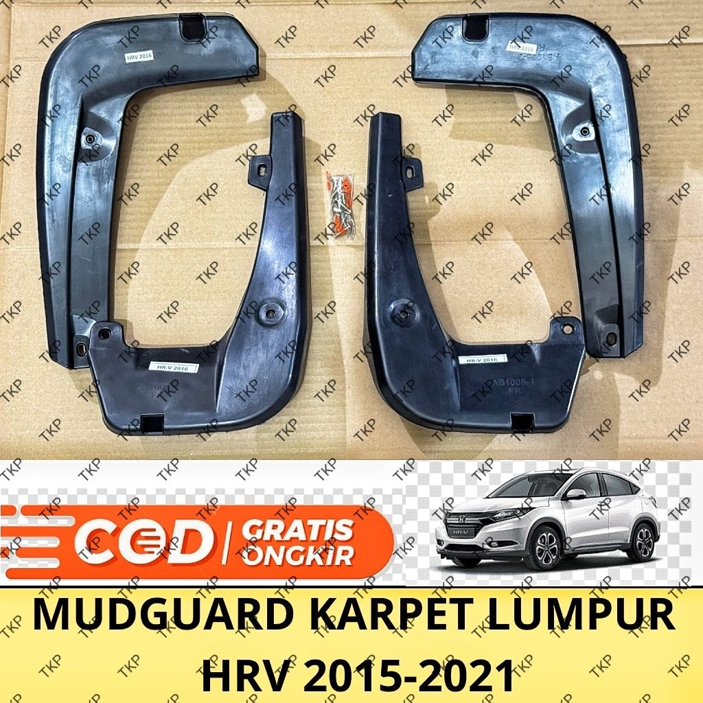 Karpet Lumpur MUDGUARD HRV 2015 2016 2020 2021 Hitam