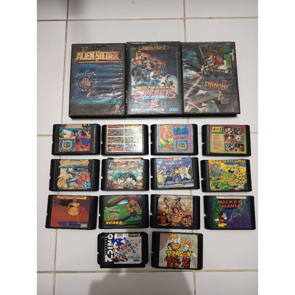Kaset Sega Mega Drive / Genesis Single/Multi - Tested Normal