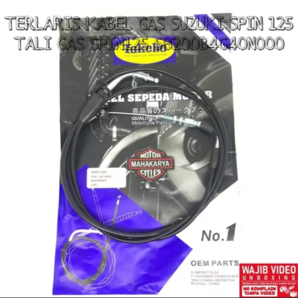 Tali Gas Speedometer Spin 125