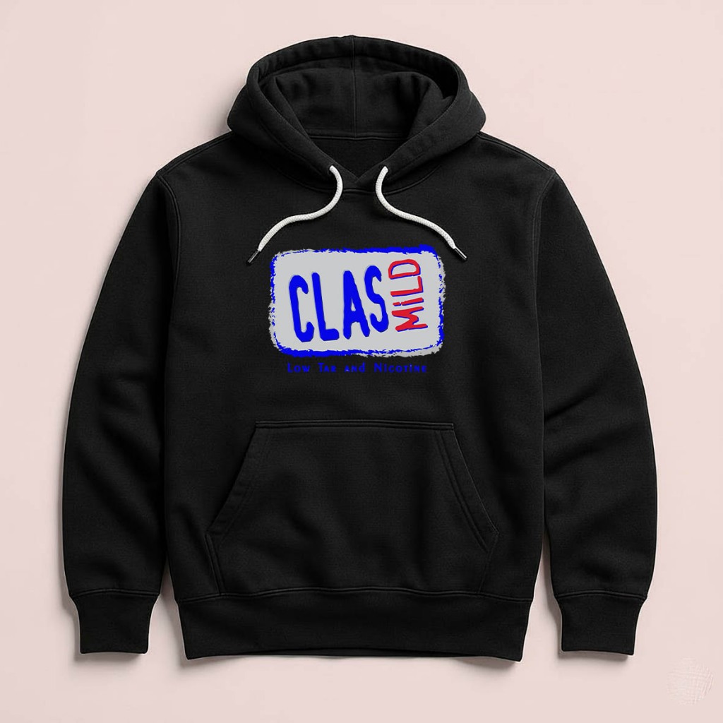 Hoodie Clas Mild art Sweater Fleece Hoodie Black Hitam Cloth