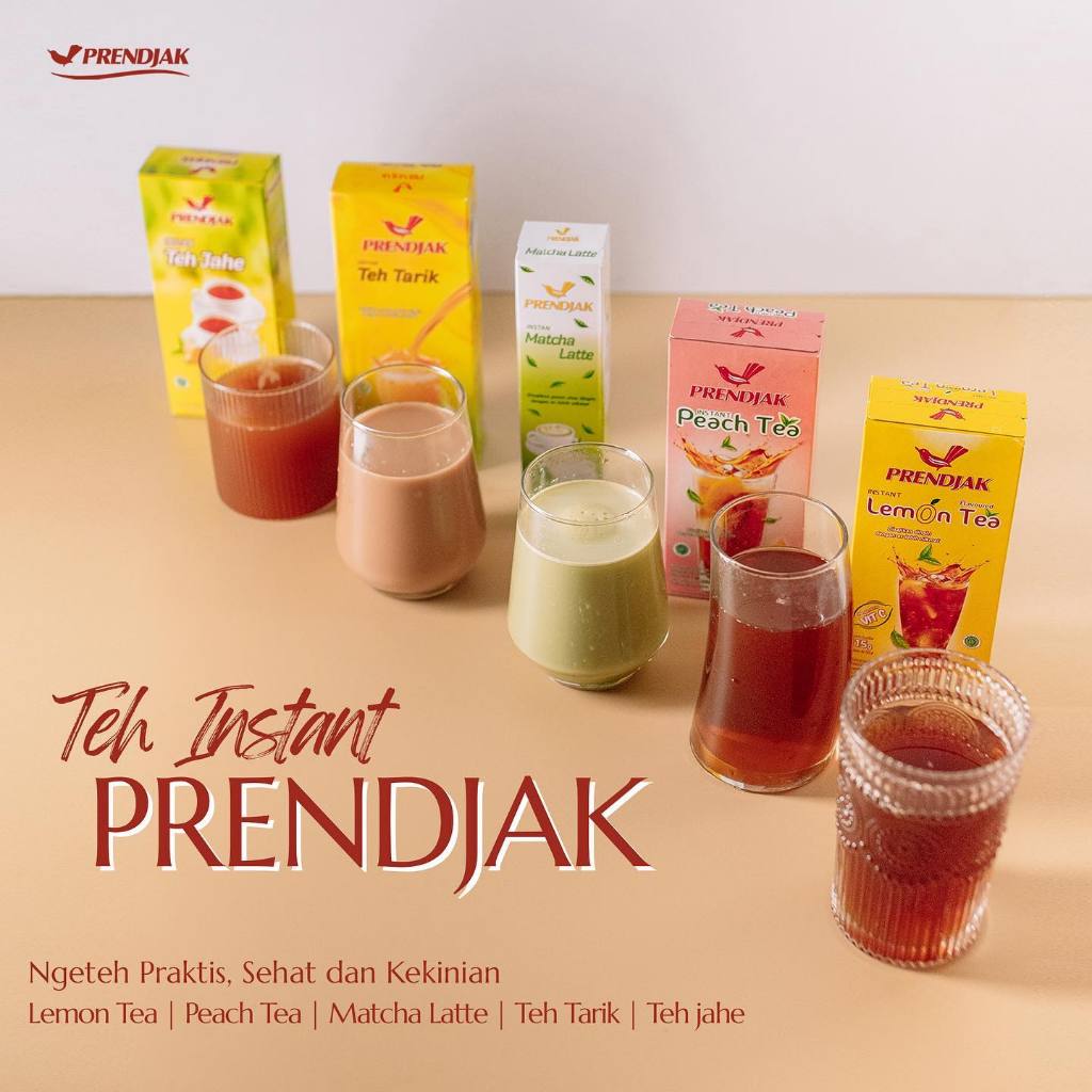 Aneka TEH PRENJAK Teh Tarik Less Sugar Prendjak Matcha Latte Teh Tarik Prendjak Lemon Tea
